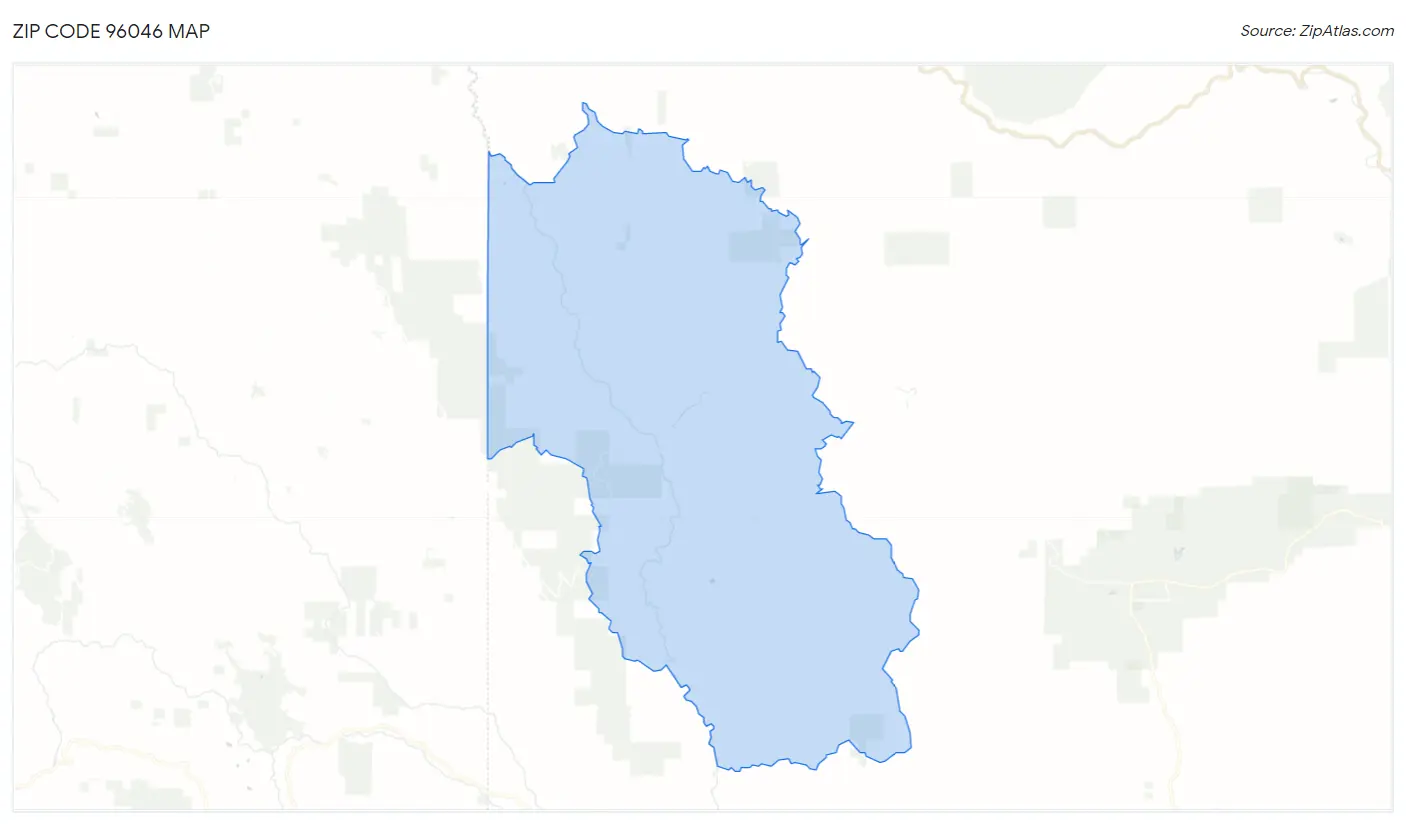 Zip Code 96046 Map