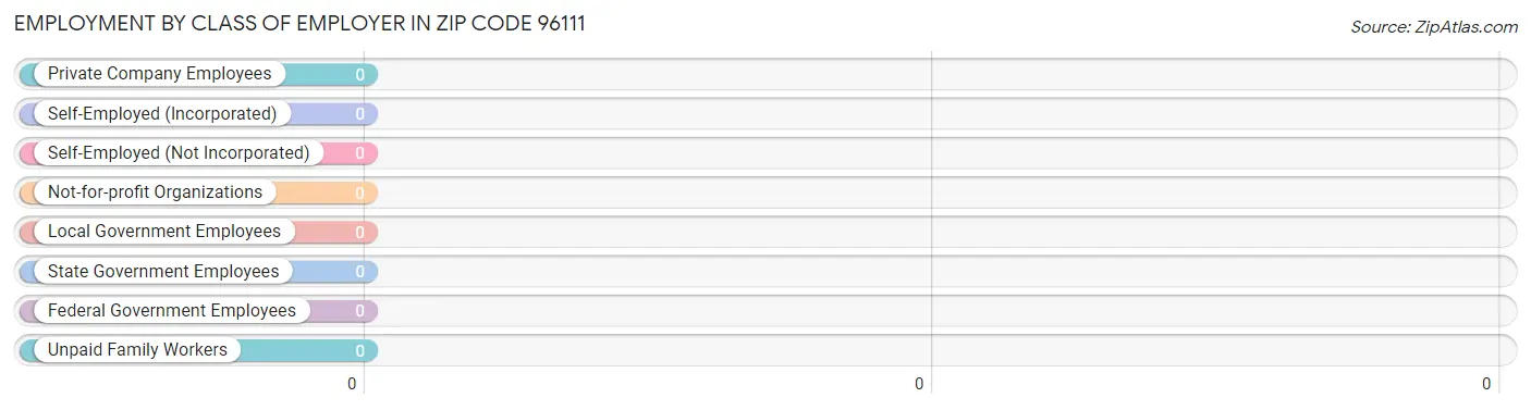 Employment by Class of Employer in Zip Code 96111