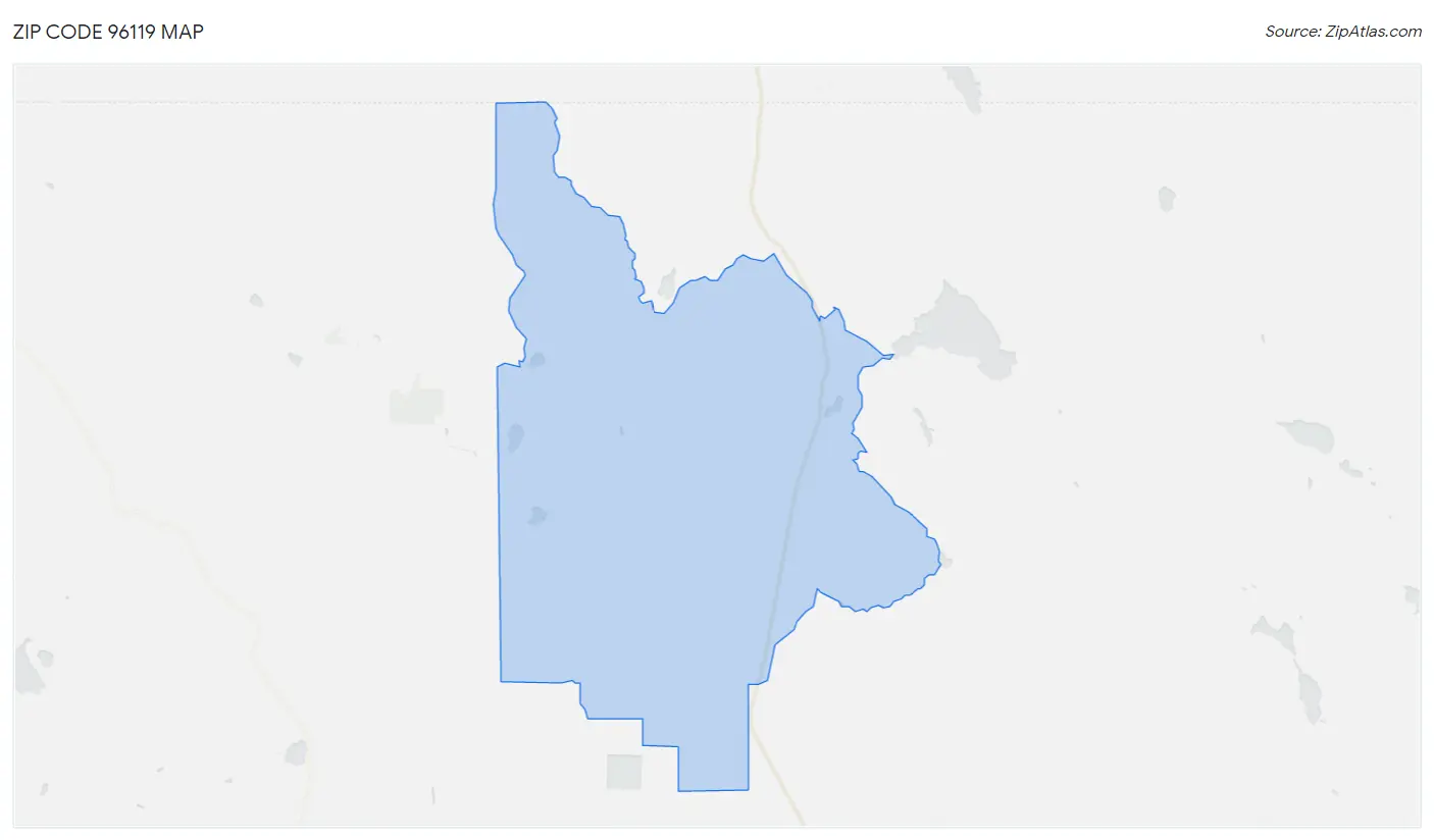 Zip Code 96119 Map