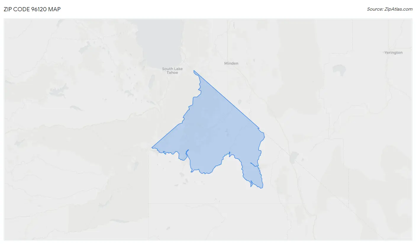 Zip Code 96120 Map