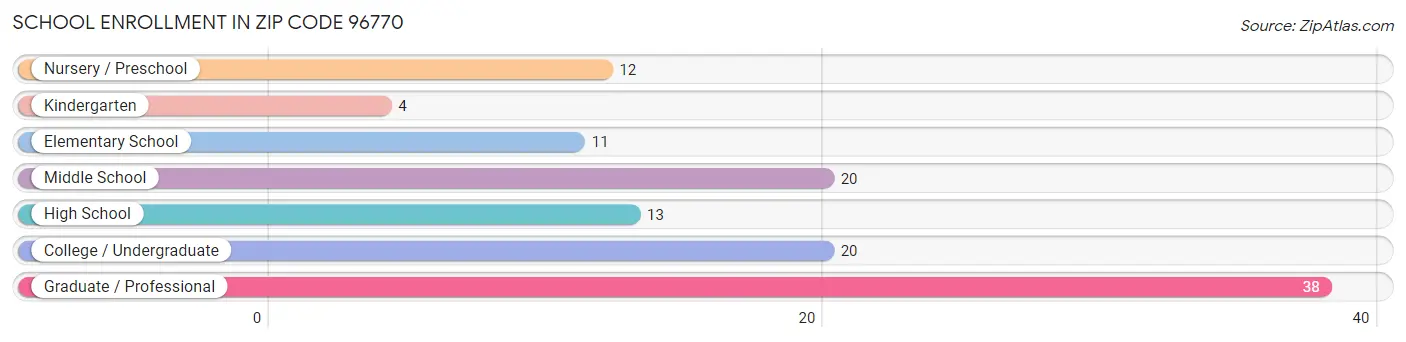 School Enrollment in Zip Code 96770