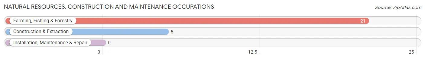 Natural Resources, Construction and Maintenance Occupations in Zip Code 97033