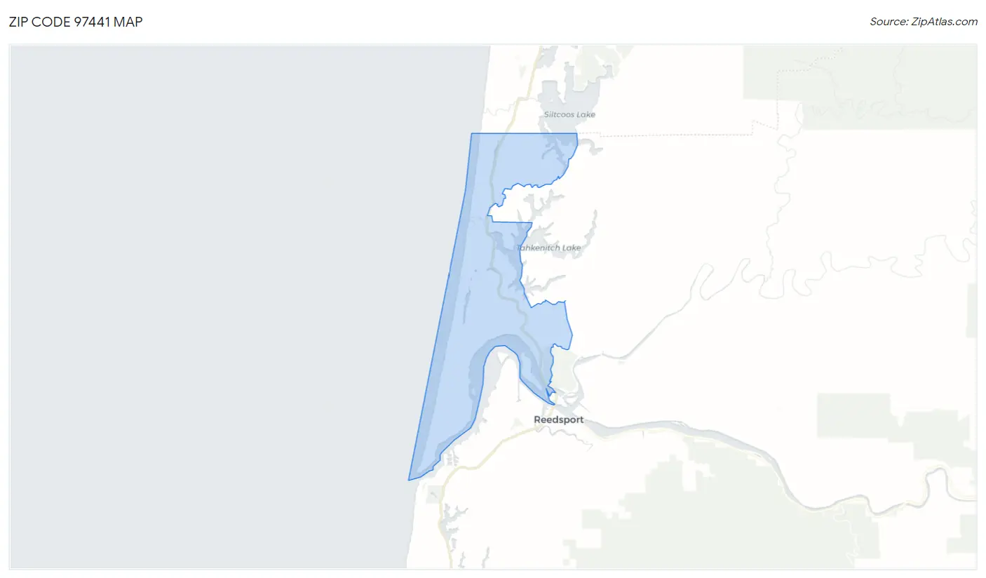 Zip Code 97441 Map