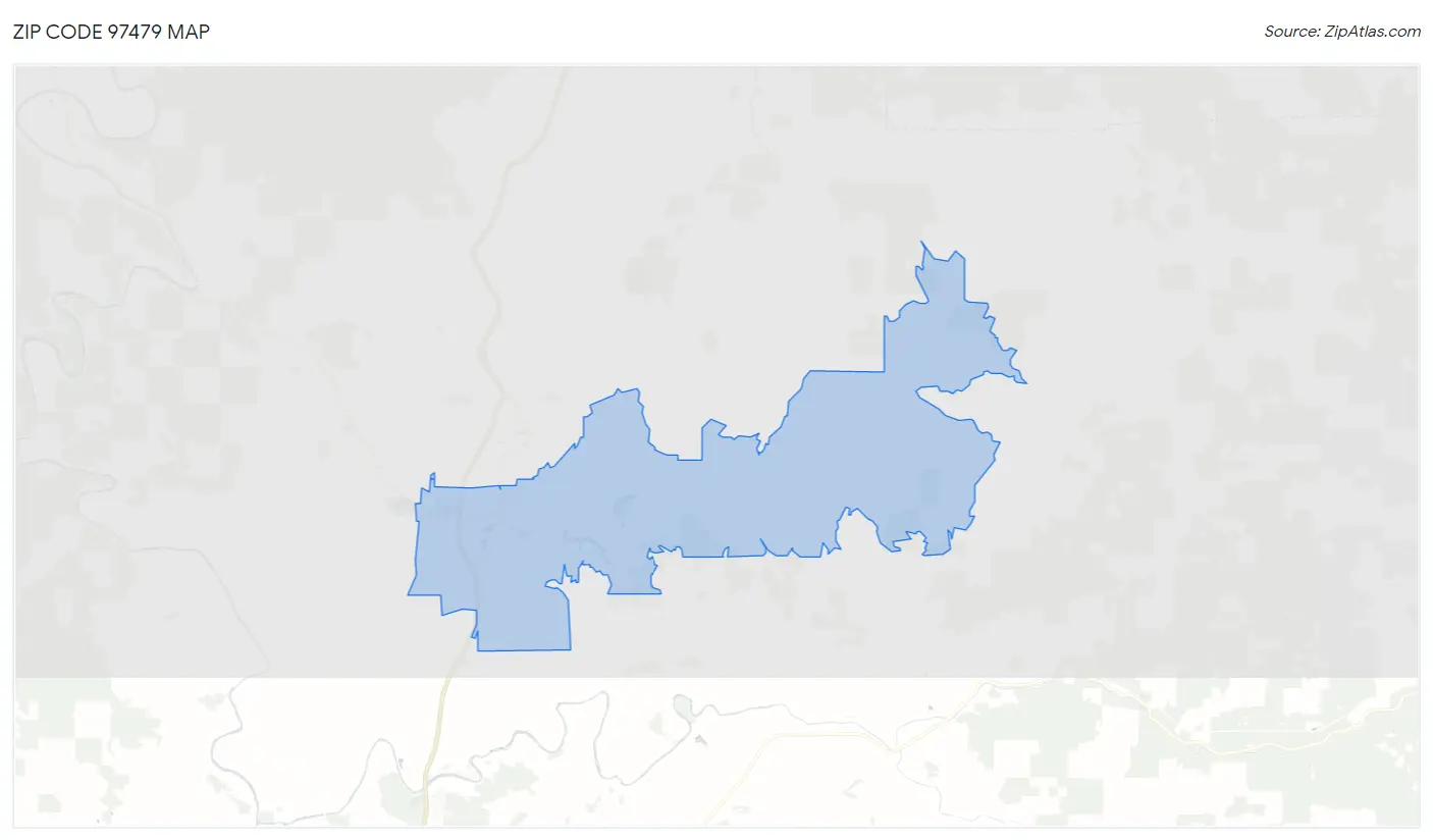 Zip Code 97479 Map