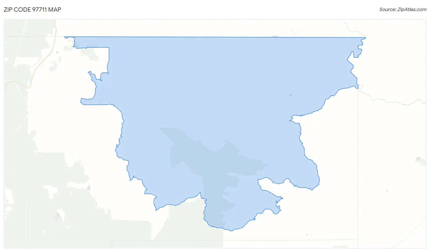 Zip Code 97711 Map