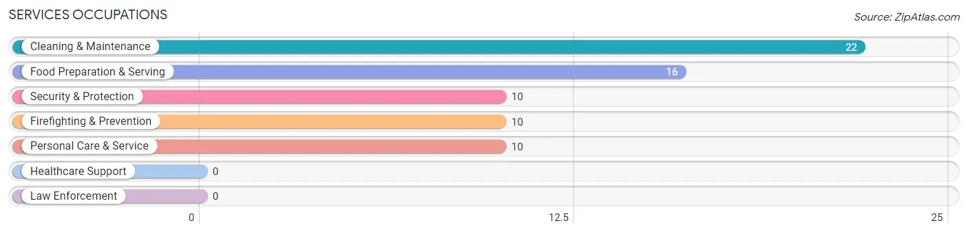 Services Occupations in Zip Code 98134