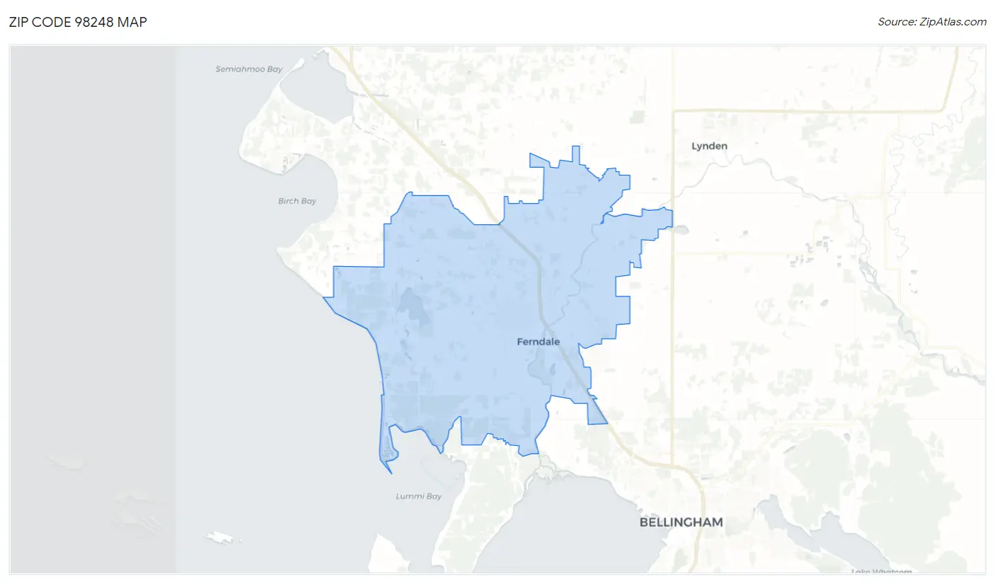 Zip Code 98248 Map