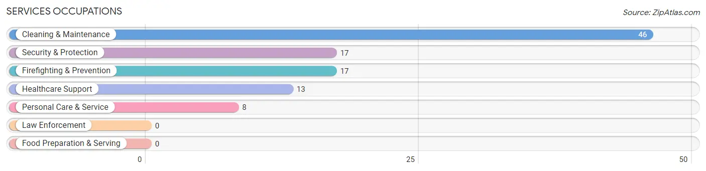 Services Occupations in Zip Code 98340