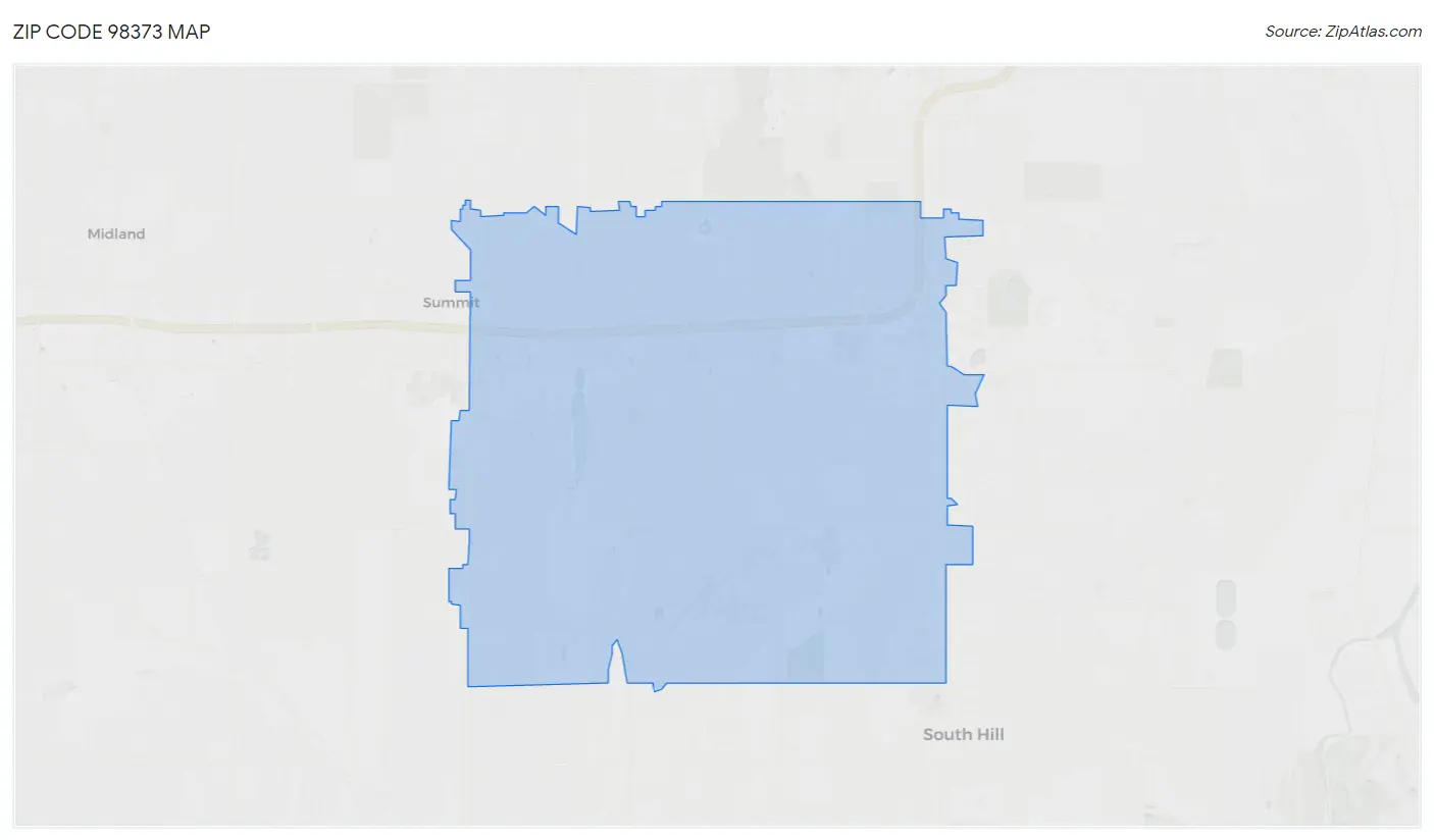 Zip Code 98373 Map