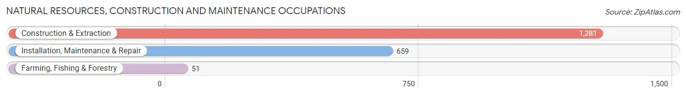 Natural Resources, Construction and Maintenance Occupations in Zip Code 98373