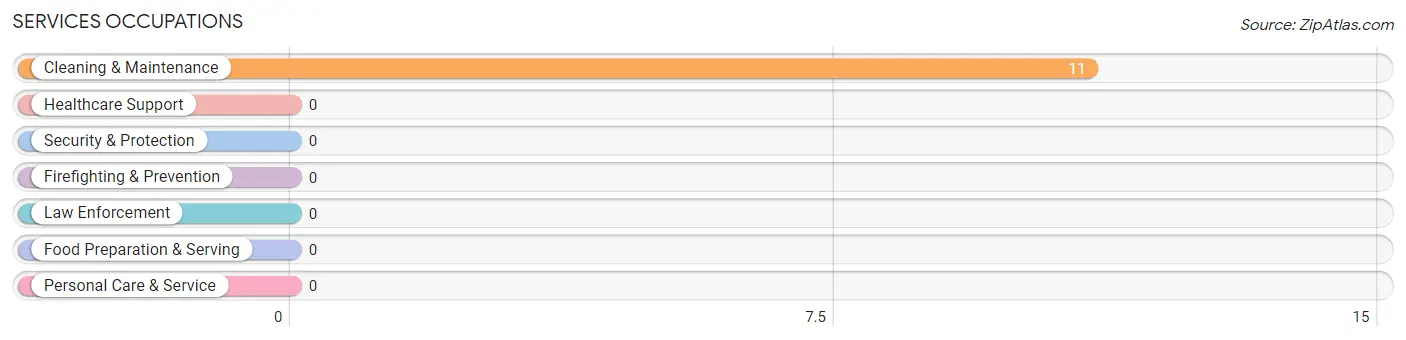 Services Occupations in Zip Code 98552