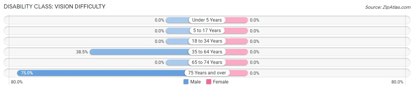 Disability in Zip Code 98583: <span>Vision Difficulty</span>