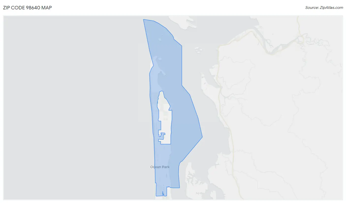 Zip Code 98640 Map