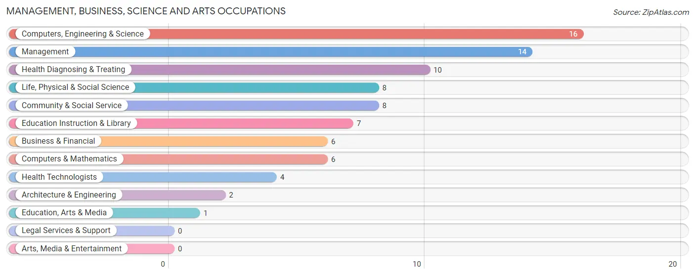 Management, Business, Science and Arts Occupations in Zip Code 99030