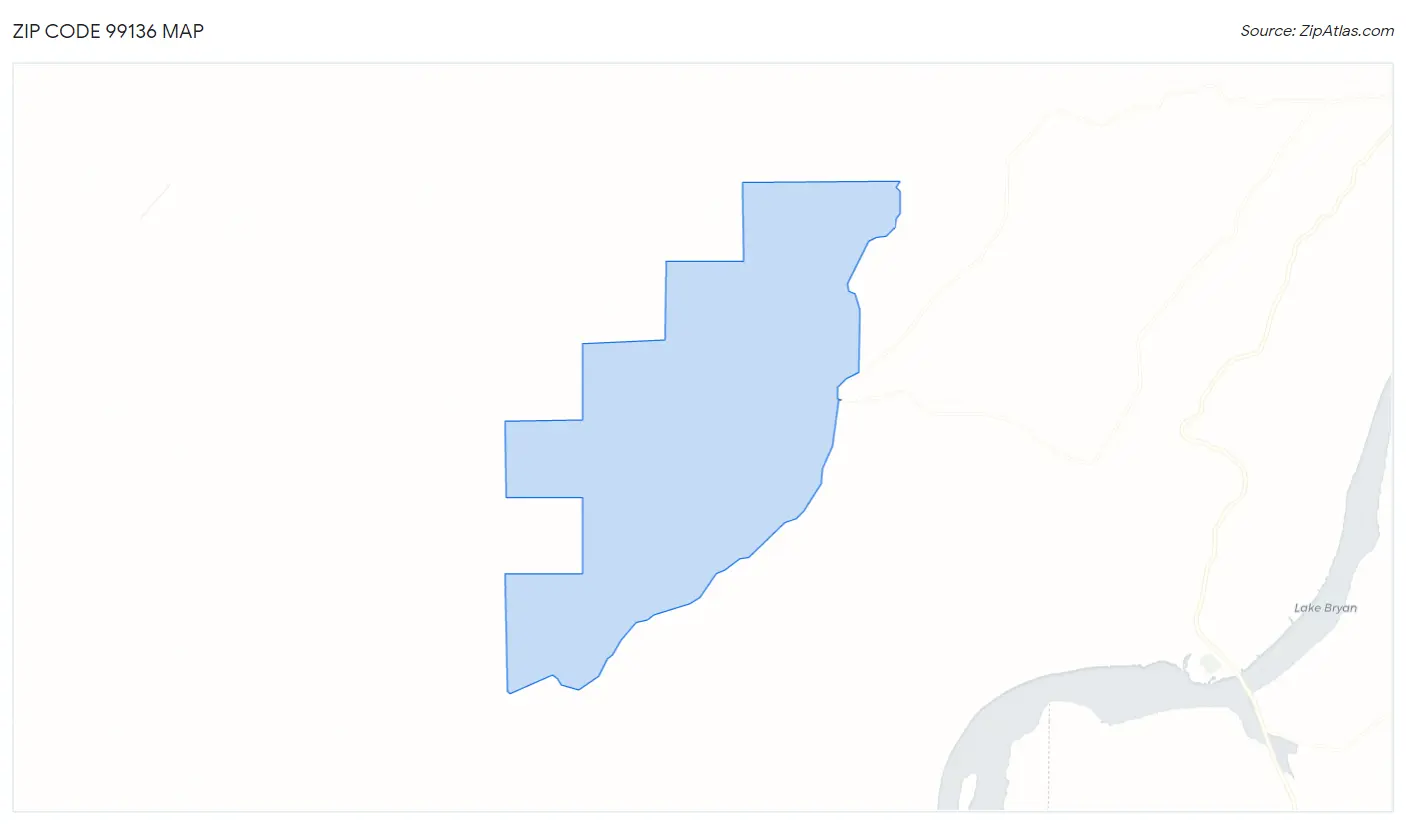 Zip Code 99136 Map