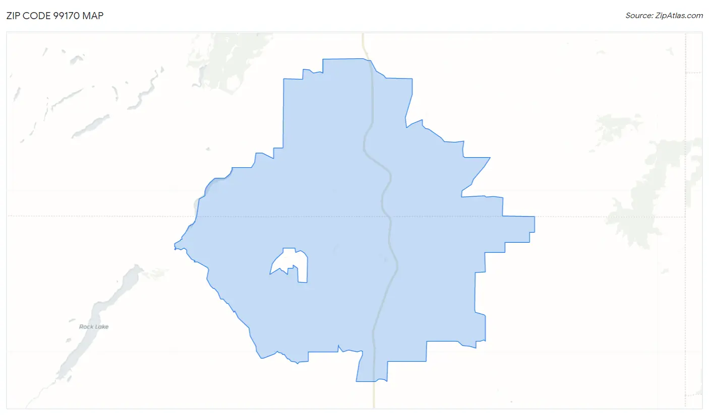 Zip Code 99170 Map