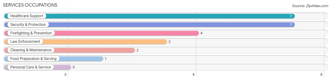 Services Occupations in Zip Code 99335