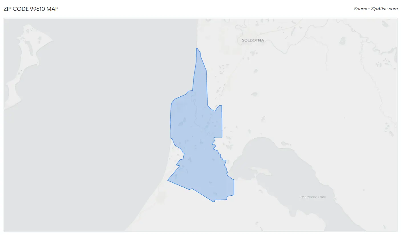 Zip Code 99610 Map