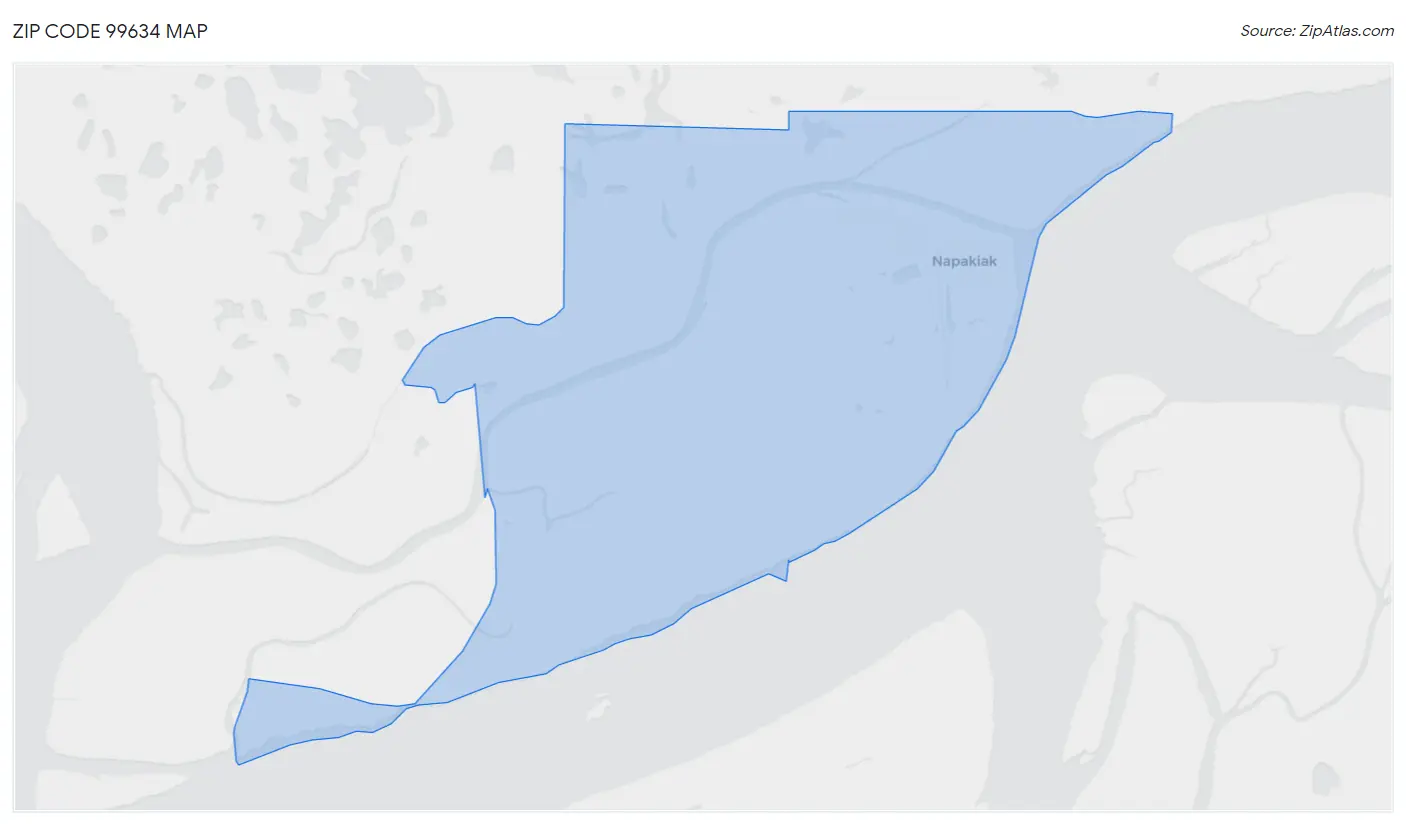 Zip Code 99634 Map