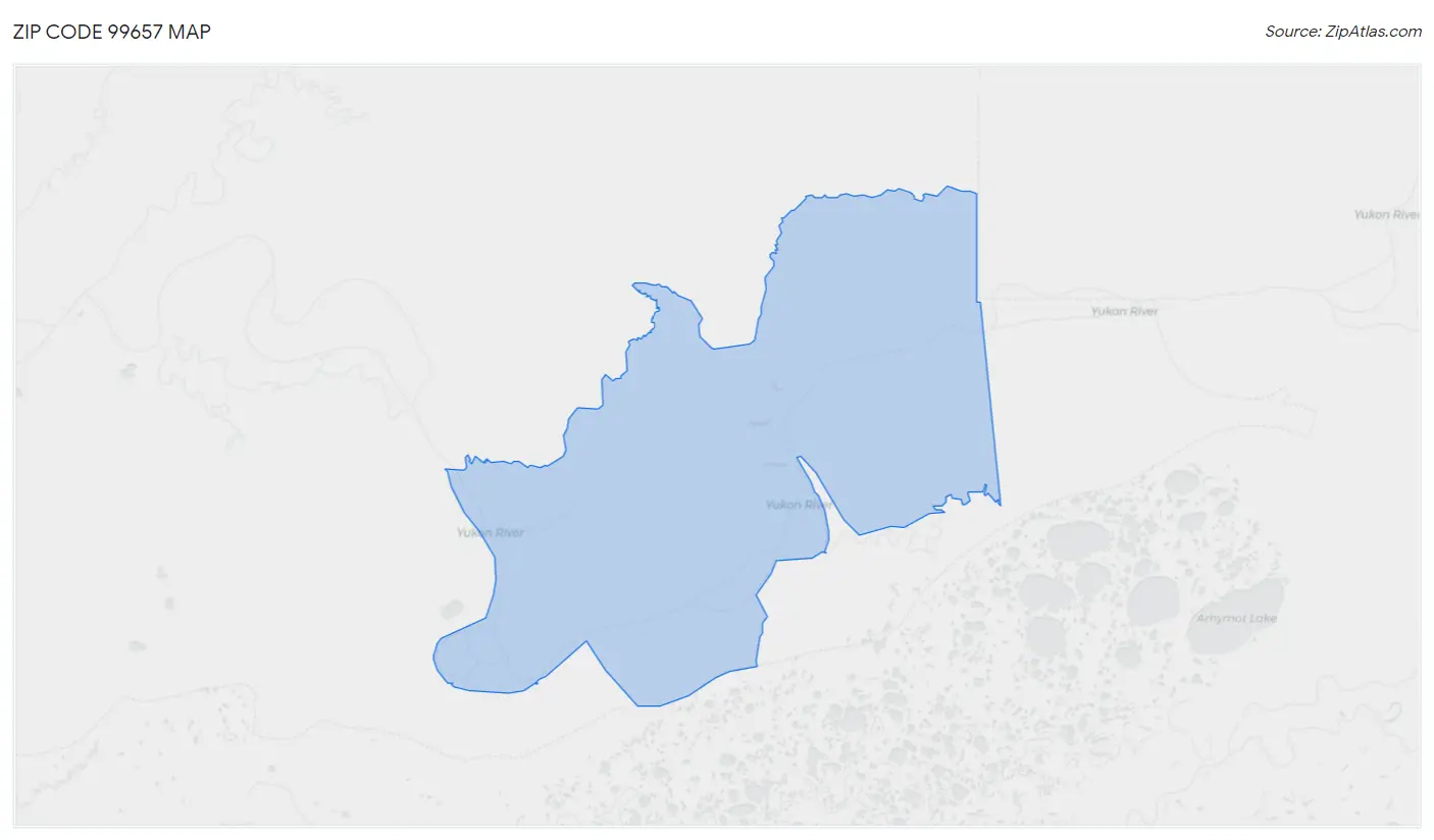 Zip Code 99657 Map