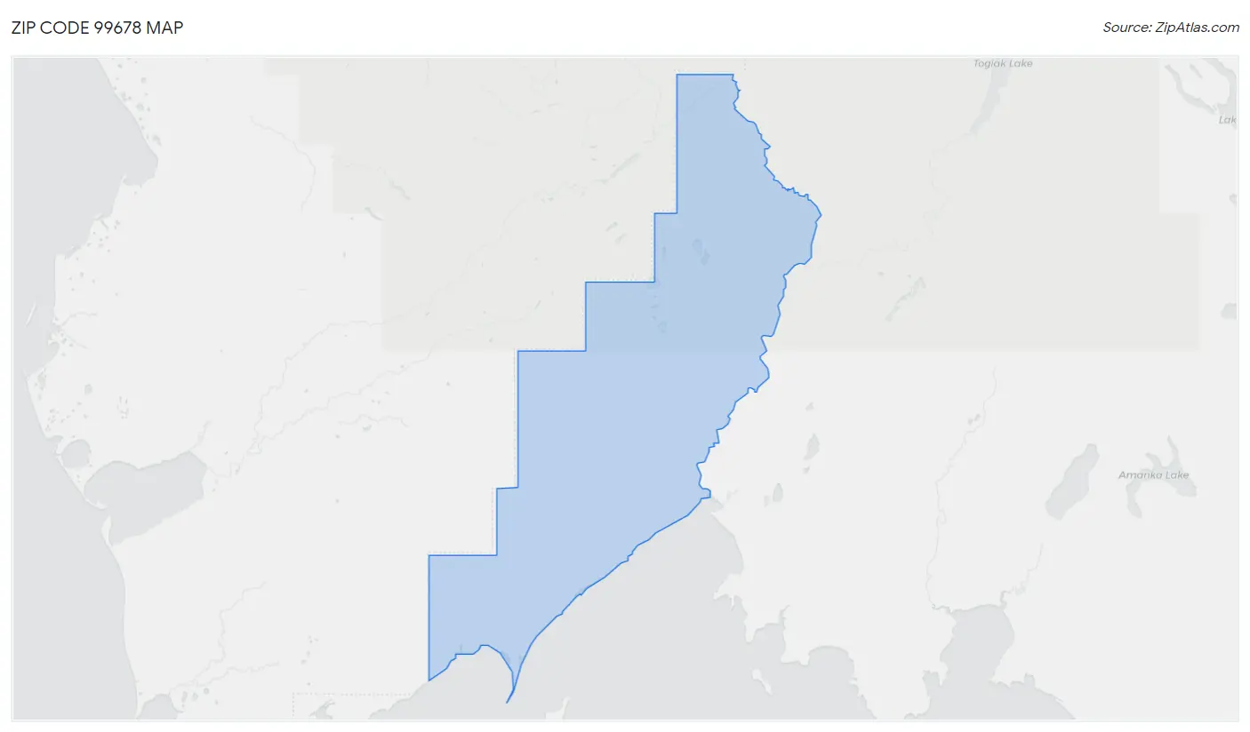 Zip Code 99678 Map