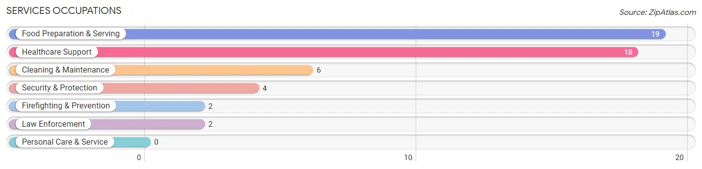 Services Occupations in Zip Code 99741