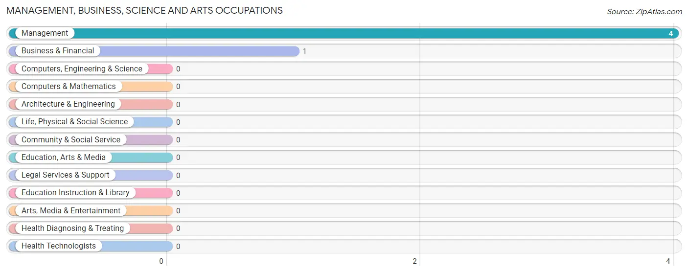 Management, Business, Science and Arts Occupations in Zip Code 99747