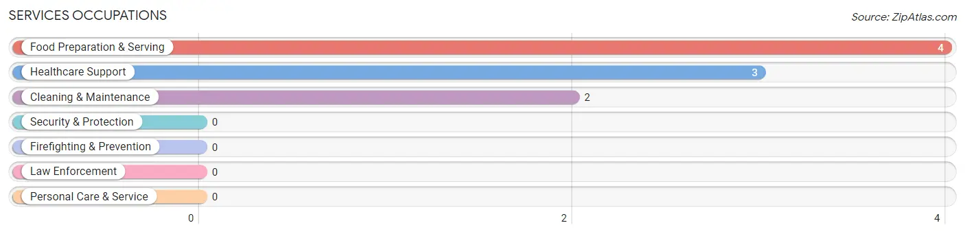 Services Occupations in Zip Code 99784