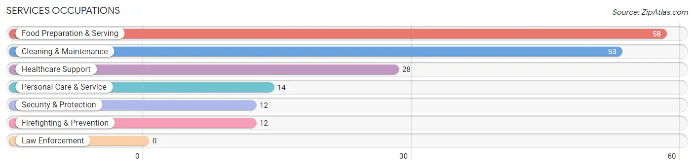 Services Occupations in Zip Code 99827