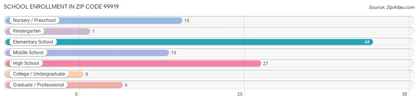 School Enrollment in Zip Code 99919