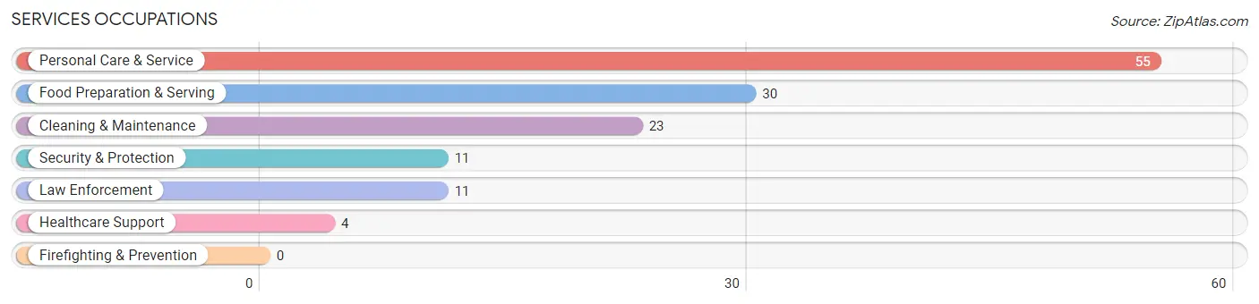 Services Occupations in Zip Code 99925