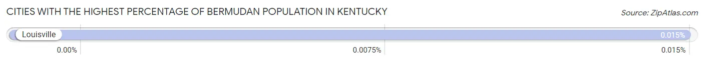 Cities with the Highest Percentage of Bermudan Population in Kentucky Chart