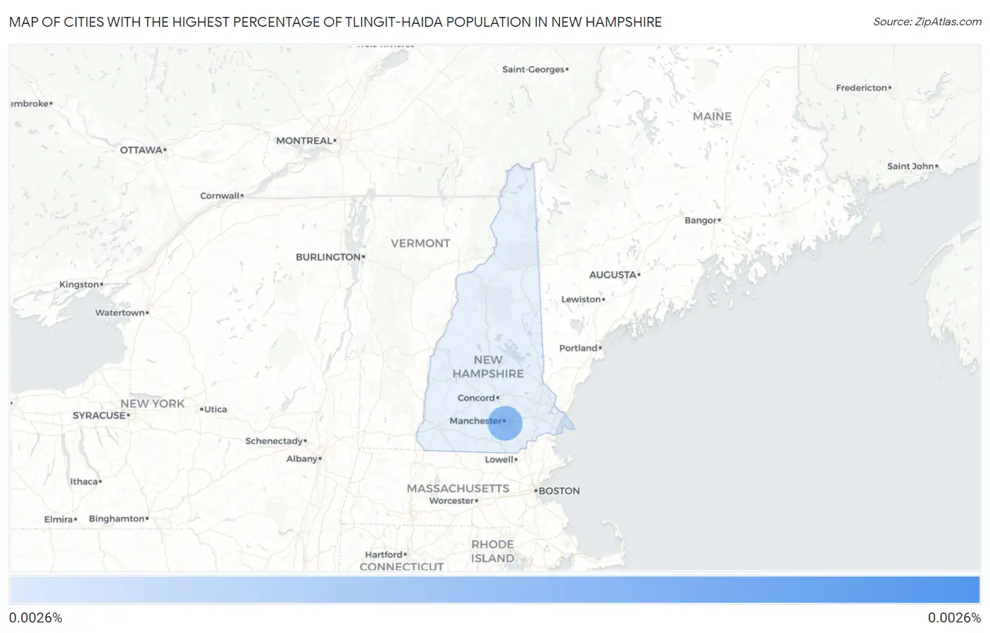 Cities with the Highest Percentage of Tlingit-Haida Population in New Hampshire Map