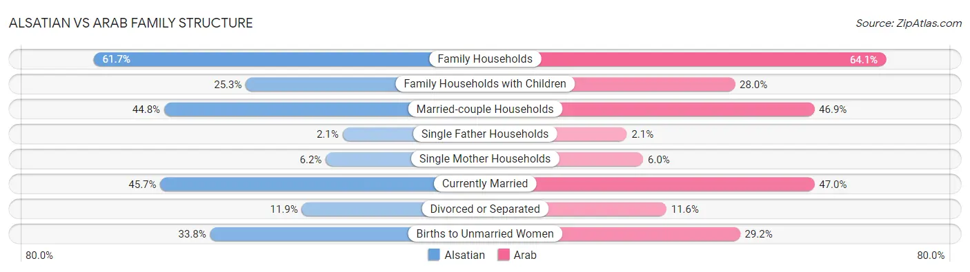 Alsatian vs Arab Family Structure