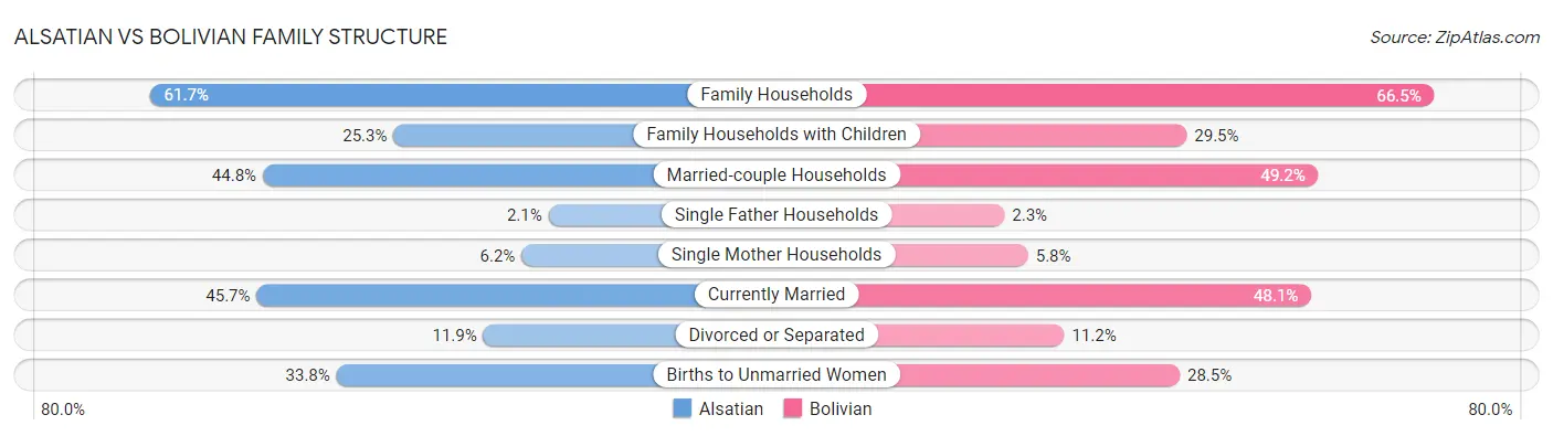 Alsatian vs Bolivian Family Structure