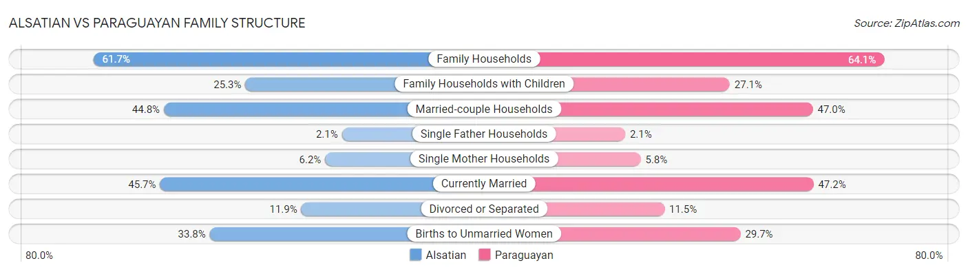 Alsatian vs Paraguayan Family Structure