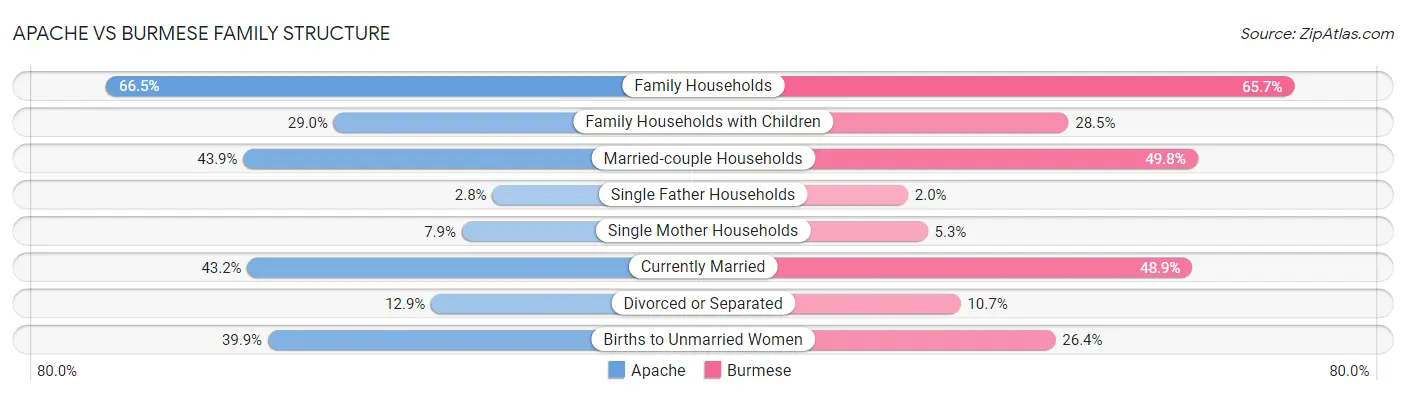 Apache vs Burmese Family Structure