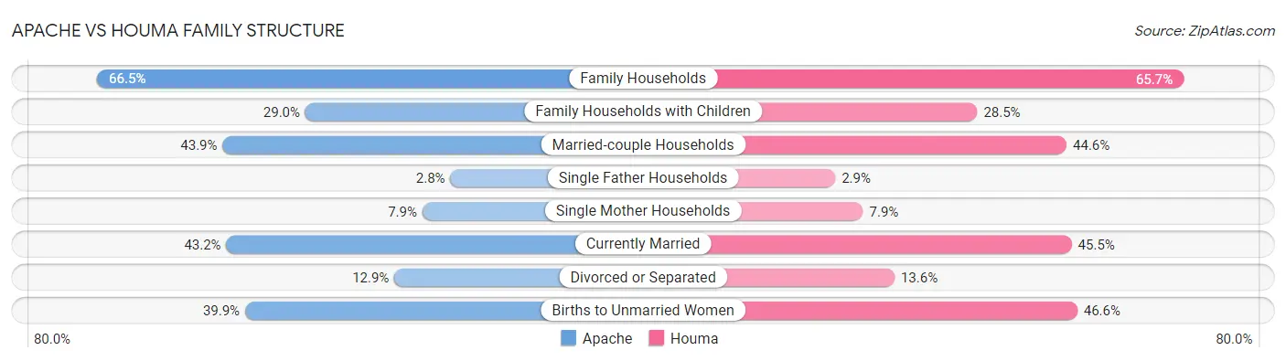 Apache vs Houma Family Structure