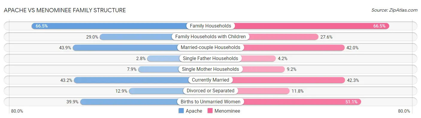Apache vs Menominee Family Structure