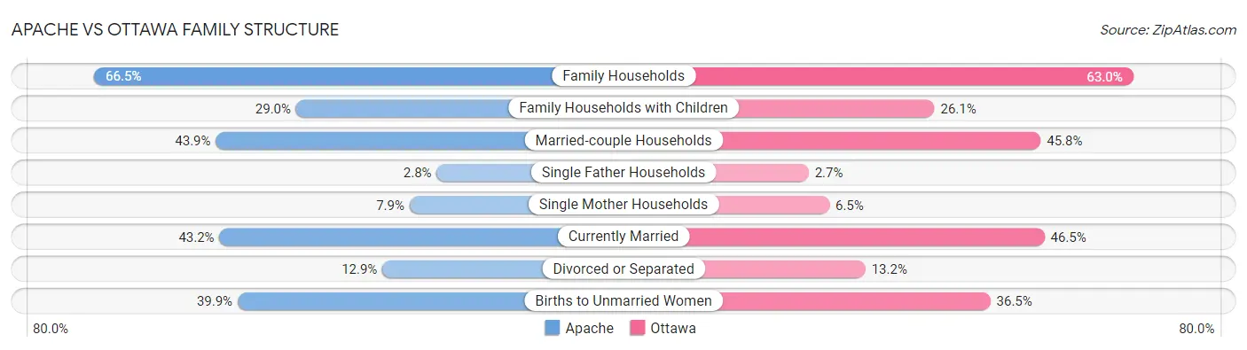 Apache vs Ottawa Family Structure