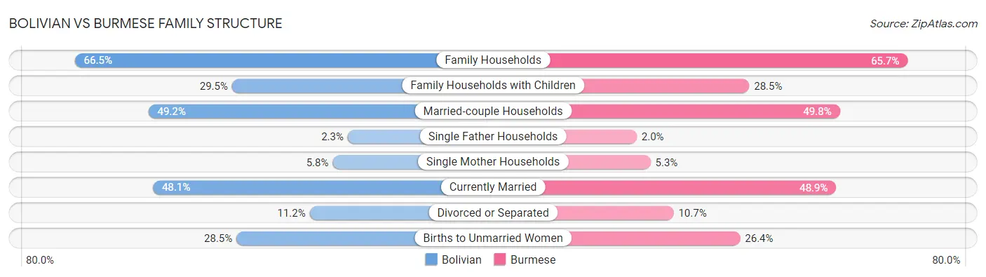 Bolivian vs Burmese Family Structure