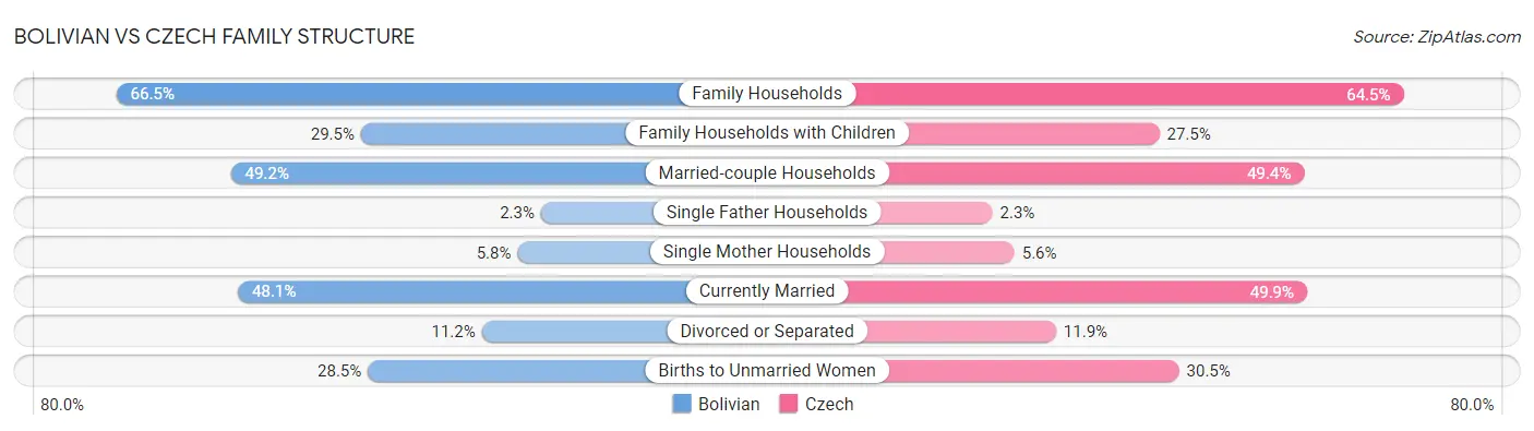 Bolivian vs Czech Family Structure
