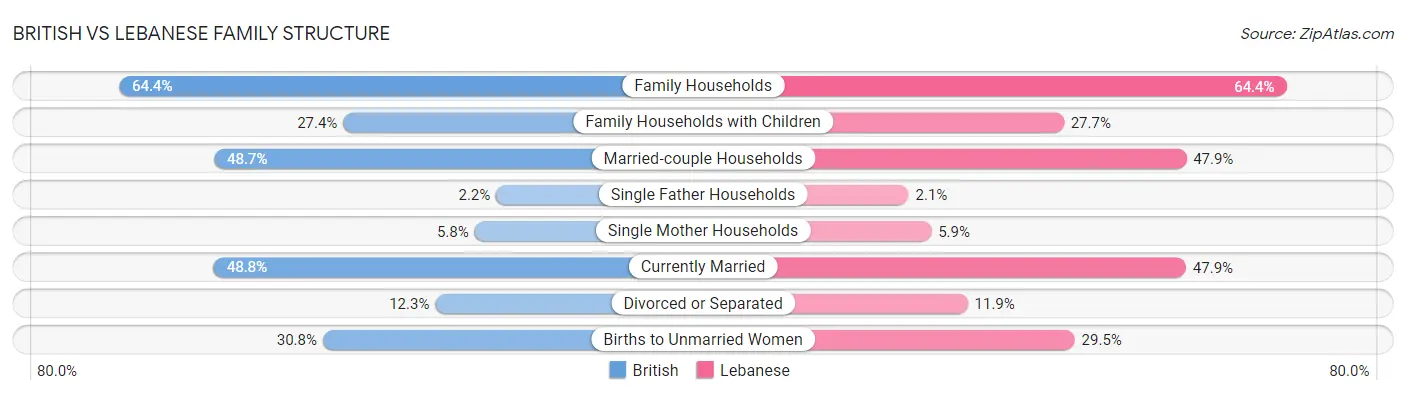 British vs Lebanese Family Structure