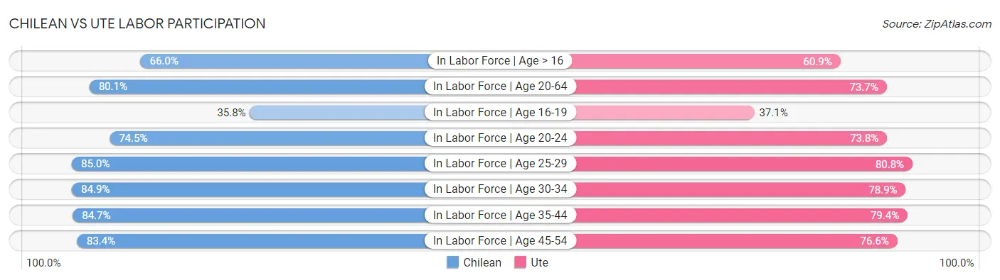 Chilean vs Ute Labor Participation