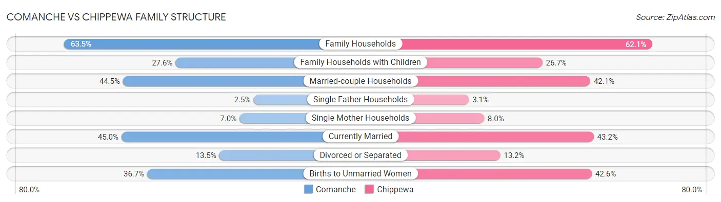 Comanche vs Chippewa Family Structure