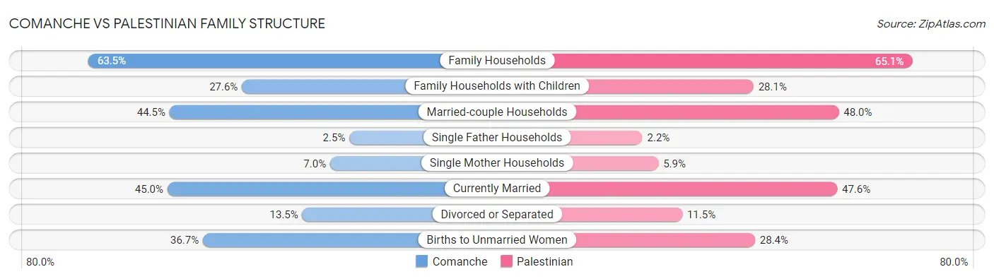 Comanche vs Palestinian Family Structure