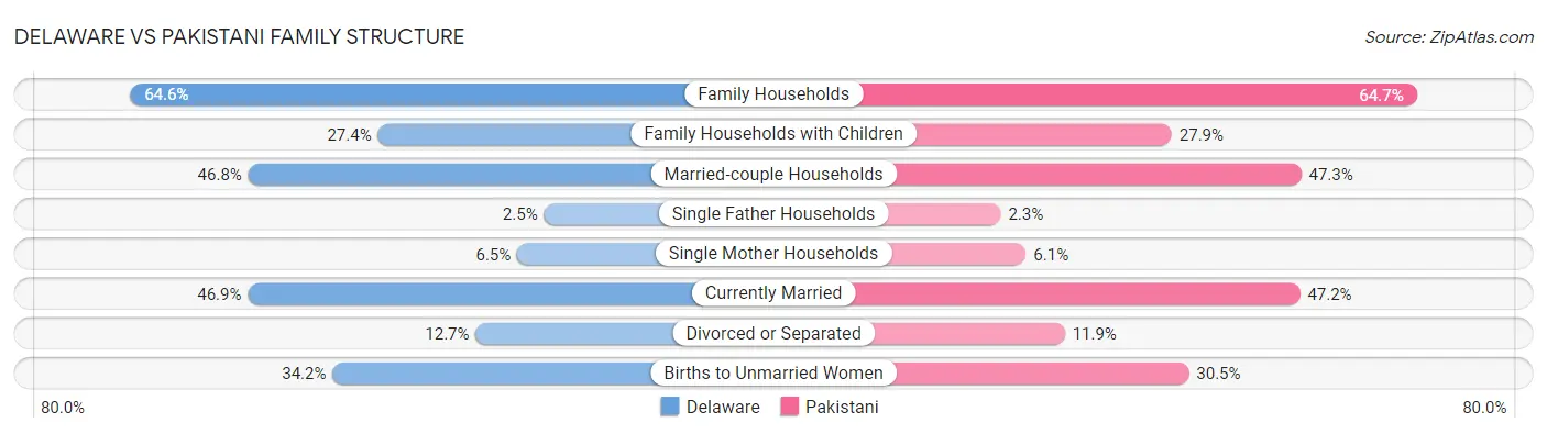 Delaware vs Pakistani Family Structure