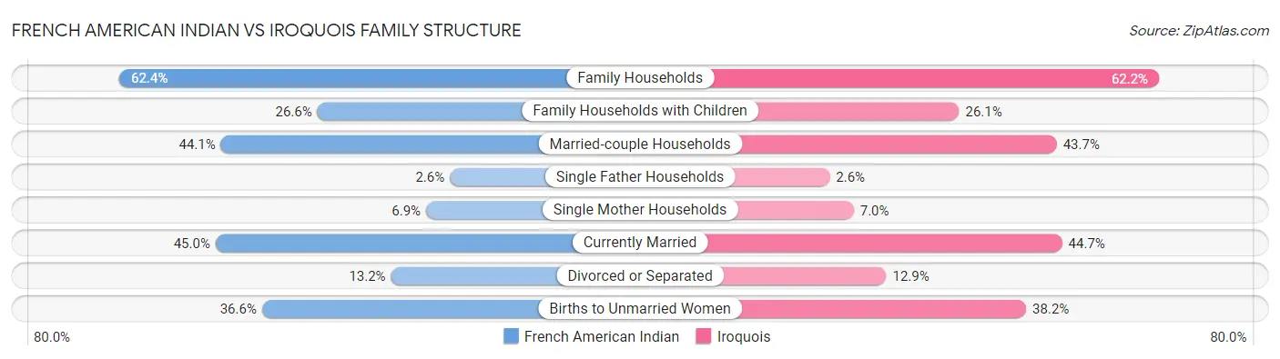 French American Indian vs Iroquois Family Structure