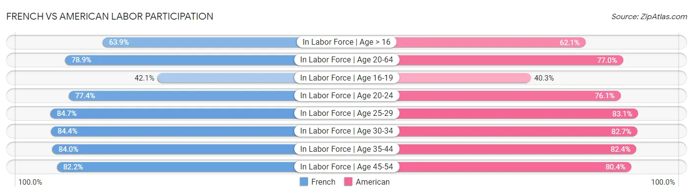 French vs American Labor Participation