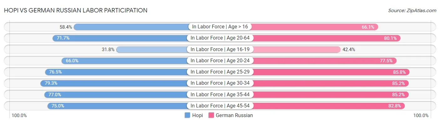 Hopi vs German Russian Labor Participation